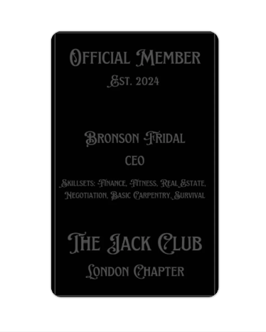 Official Member Card